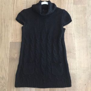 Cute cap sleeve short sweater dress